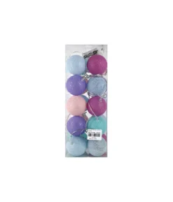 Pastel Cotton Ball Lights 20 LED