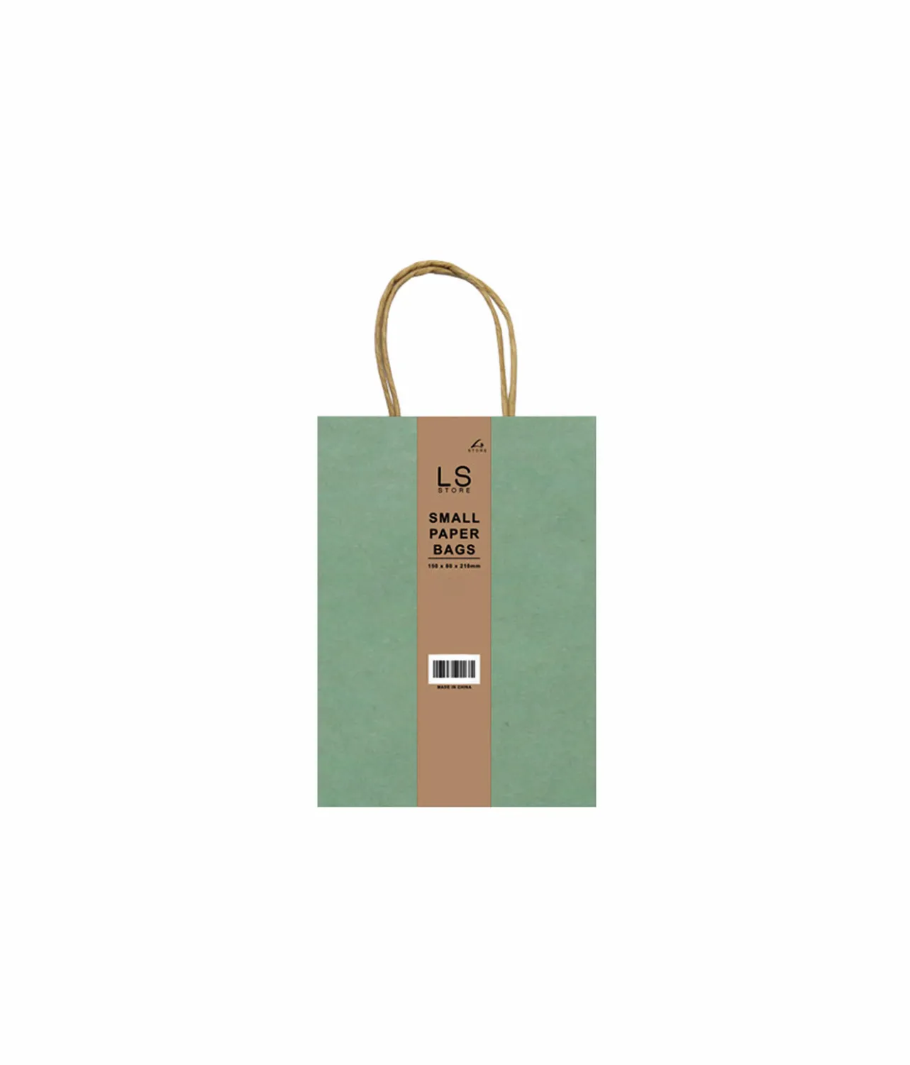 Pastel Mint Small Paper Bag 4pcs