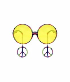 Peace Sign Dangler Party Glasses