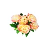 Peach Peony 5 Head 48cm