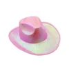 Pearl Pink LED Cowboy Hat