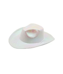 Pearl White LED Cowboy Hat
