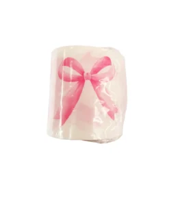 Pink Bow PET Sticker 5cmx2m