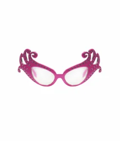 Pink Diamante Party Glasses