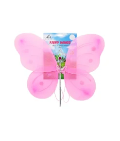 Pink Fairy Wings with Wand
