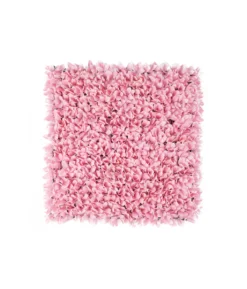 Pink Flowers Artificial Plastic Mat 50cm