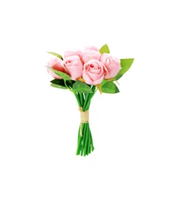 Pink Fragrance Rose 12 Head 24cm