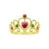 Pink Gem Gold Tiara Crown