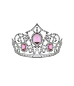 Pink Gem Plastic Tiara