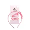 Pink Hair Accessories Set 4pc