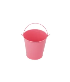 Pink “It’s a Girl” Metal Bucket With Handle 10.5 x 11cm
