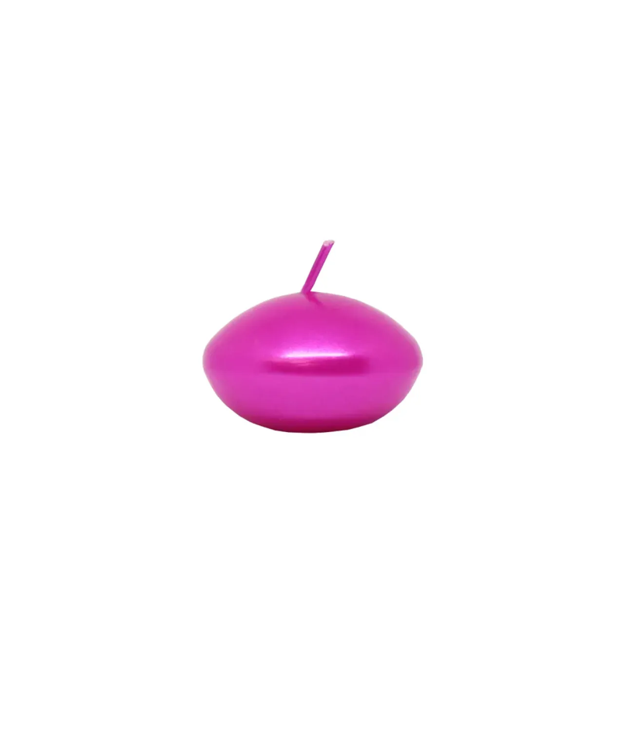 Pink Metallic Floating Candles 12pk