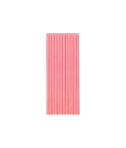 Pink Paper Straws 25pk