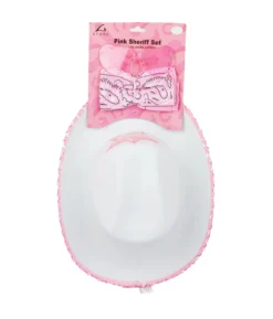 Pink Sheriff Hat Set