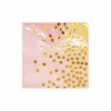 Pink With Gold Dots Large Napkins 20pc