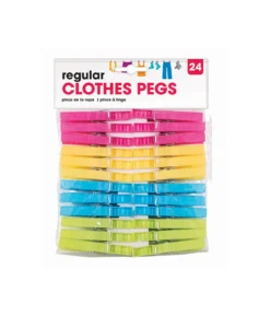 Plastic Clothes Pegs 24pk