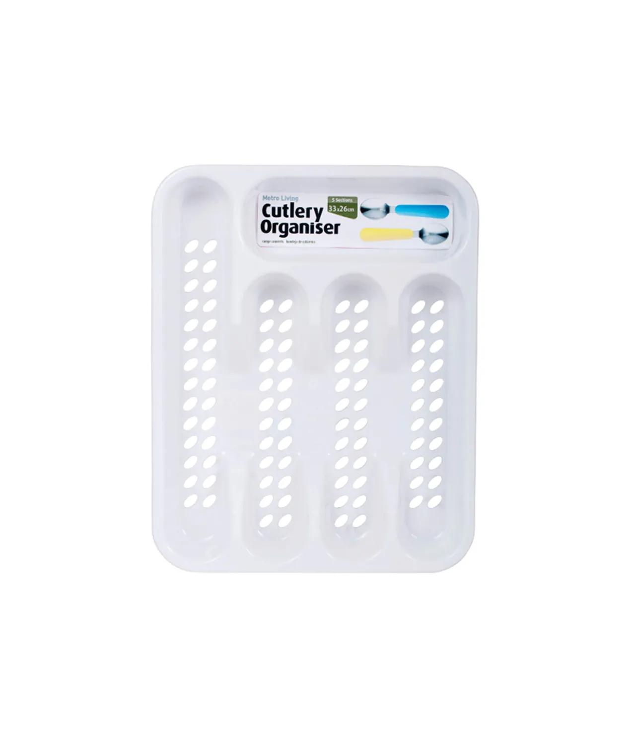 Plastic Cutlery Organiser Tray