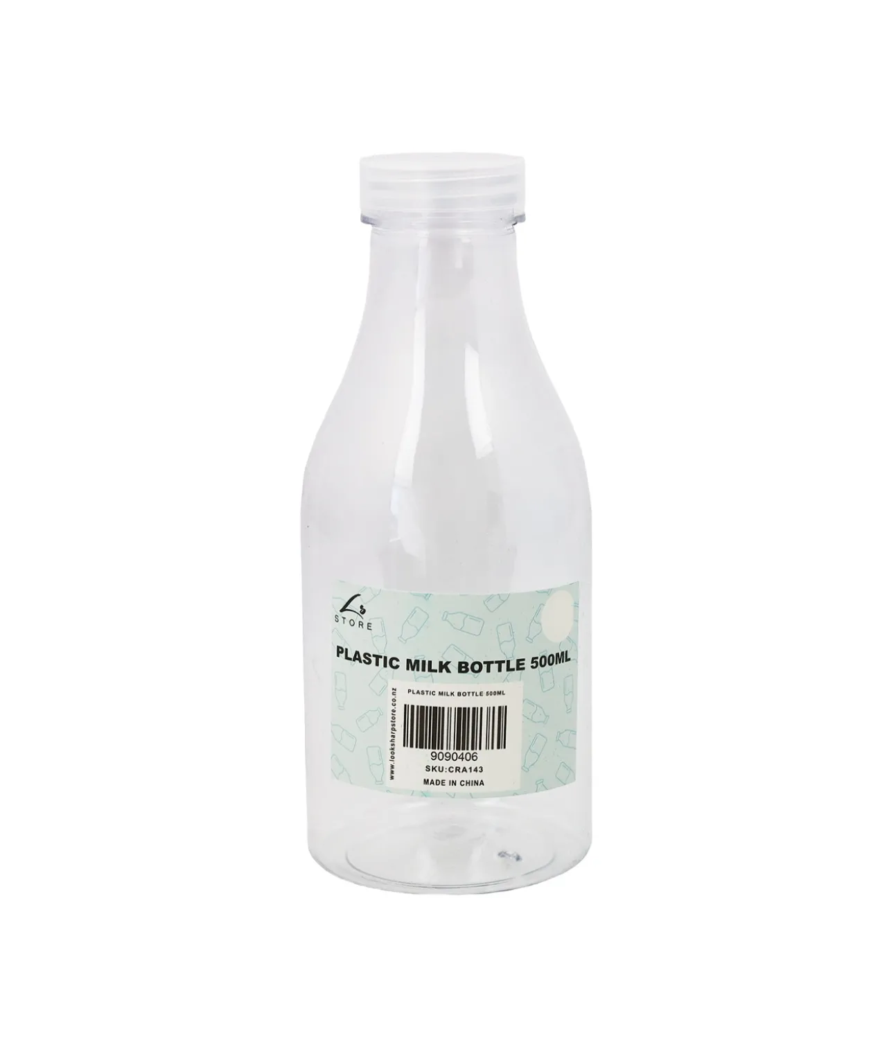 Plastic Milk Bottle 500ml 18cm