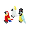 Plush Bird Pet Toy Assorted 24cm
