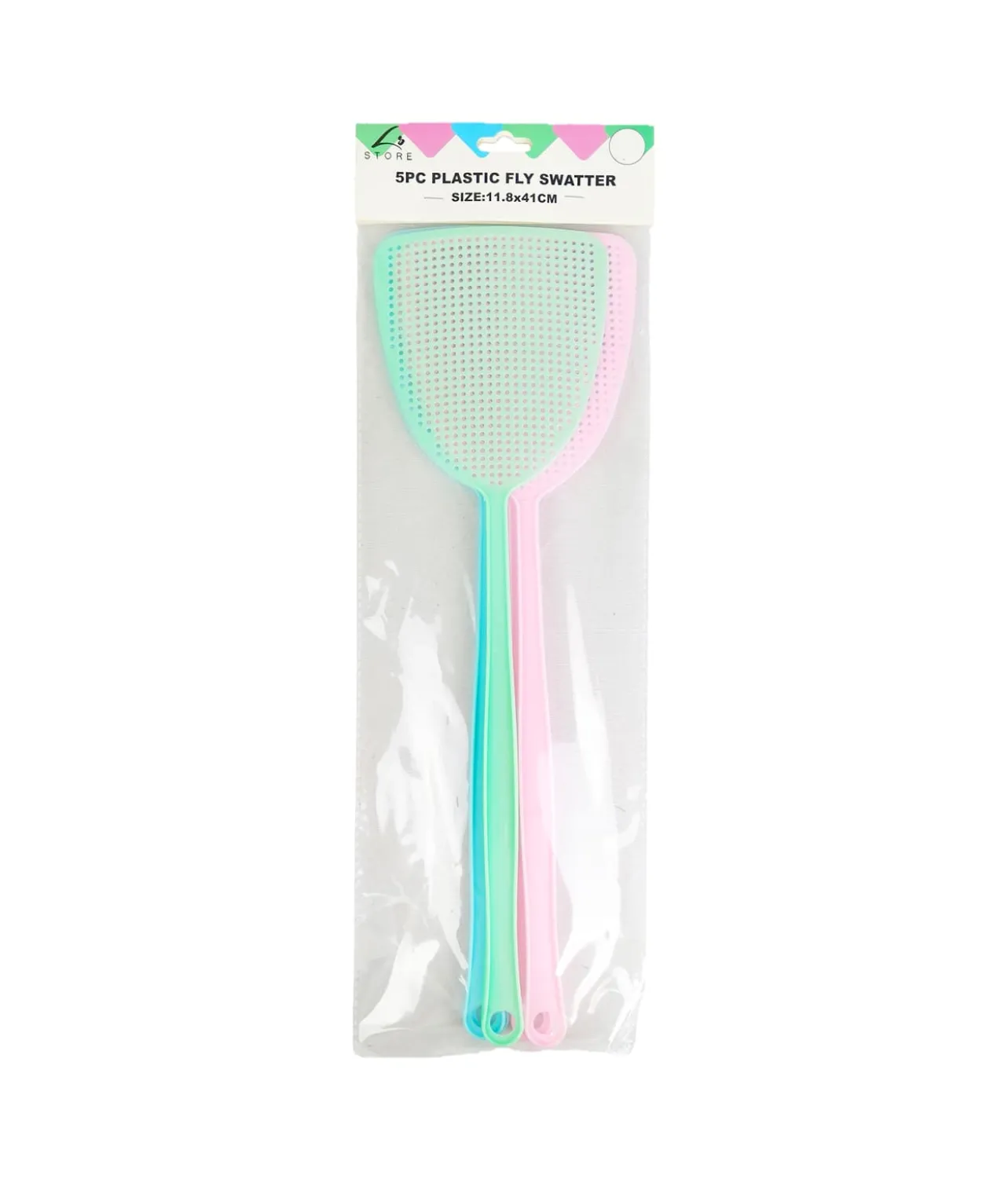 PP Fly Swatter 11.8x41cm 5pc