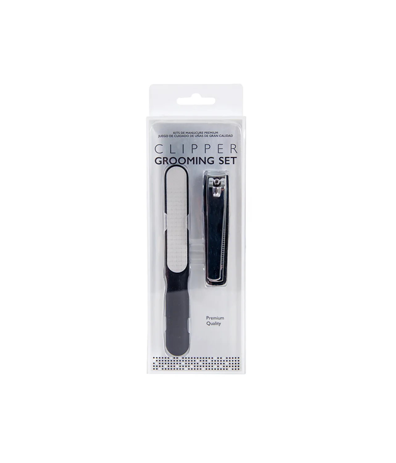Premium Nail Clipper & Nail File Grooming Set