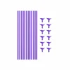 Purple Balloon Stick & Cup Set 12pk