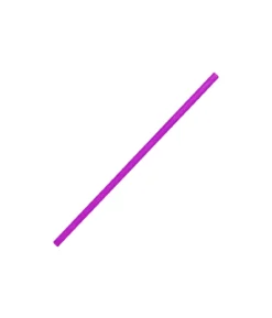 Purple Paper Straws 25pk