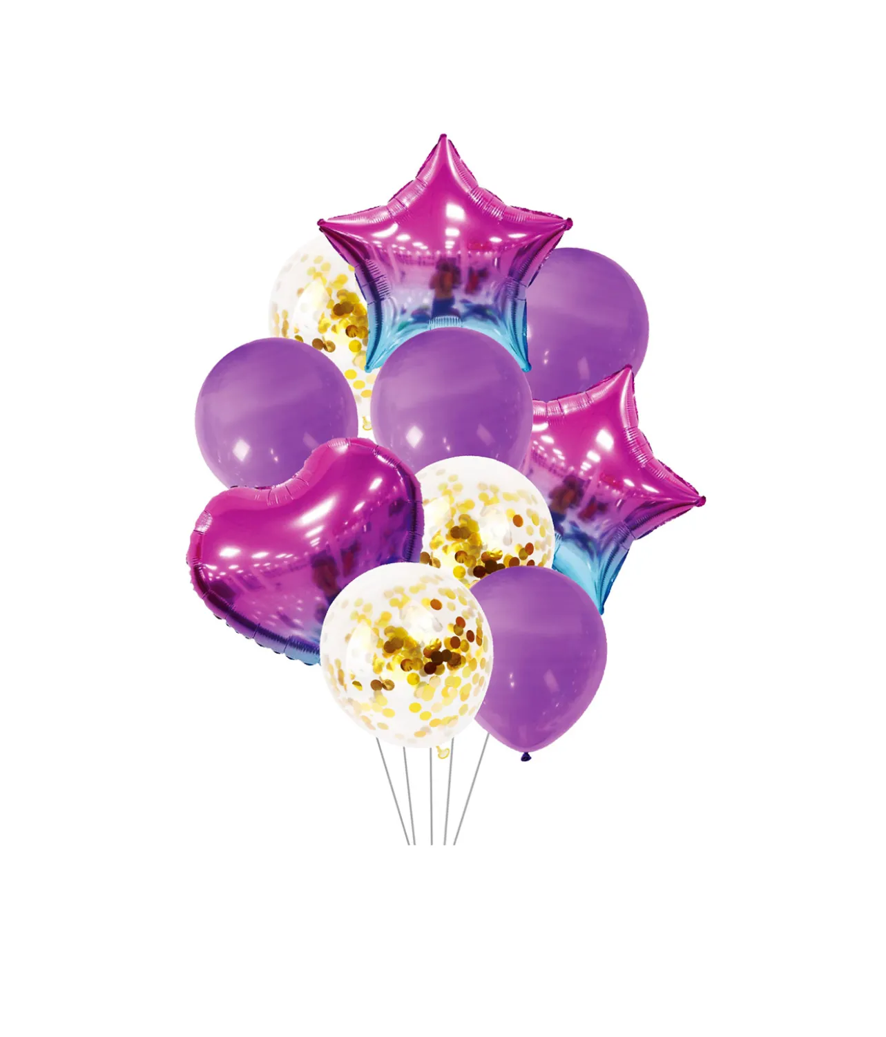 Purple Party Balloon Set 10pc