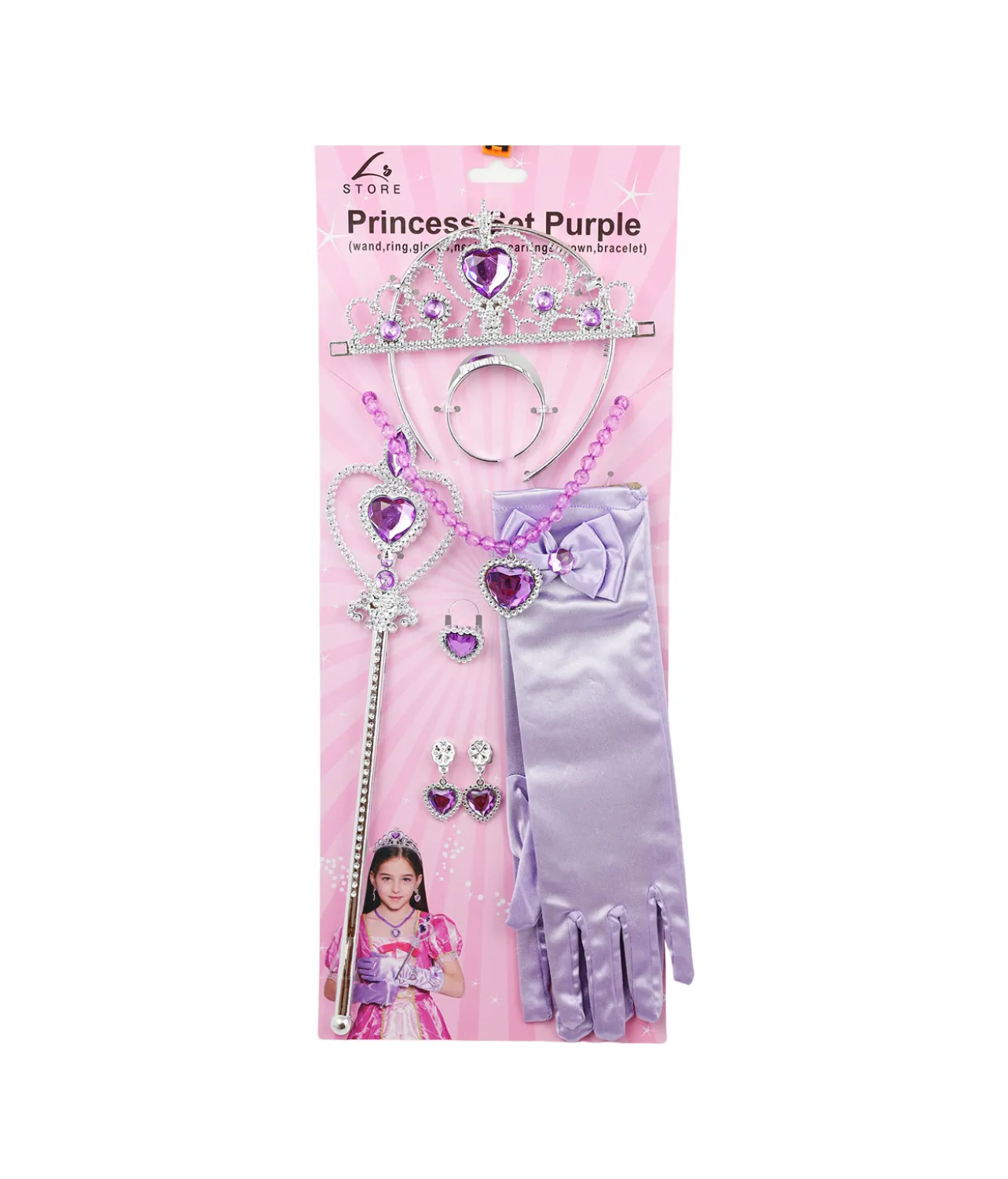 Purple Princess Wand Set