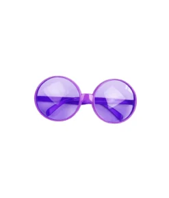 Purple Round Party Glasses 16 x 8cm