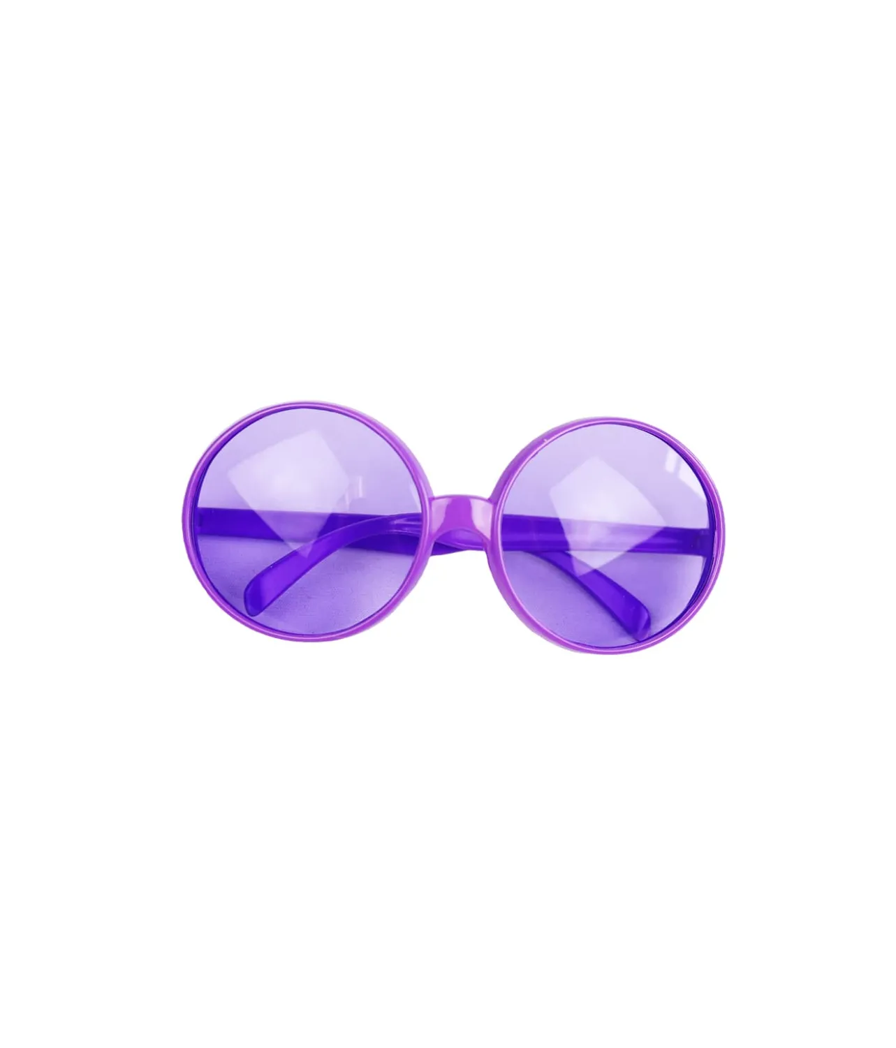 Purple Round Party Glasses 16 x 8cm