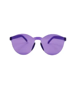 Purple Solid Colour Party Glasses