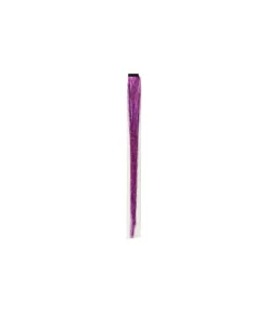 Purple Tinsel Hair Extension Clip 1pc