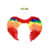 Rainbow Angel Wings & Headband 80cm