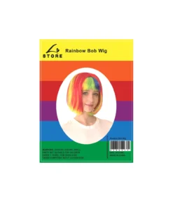 Rainbow Bob Wig
