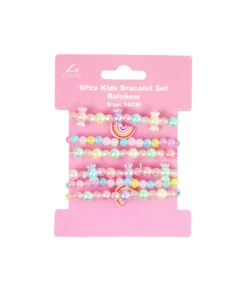 Rainbow Bracelet Set 6pc