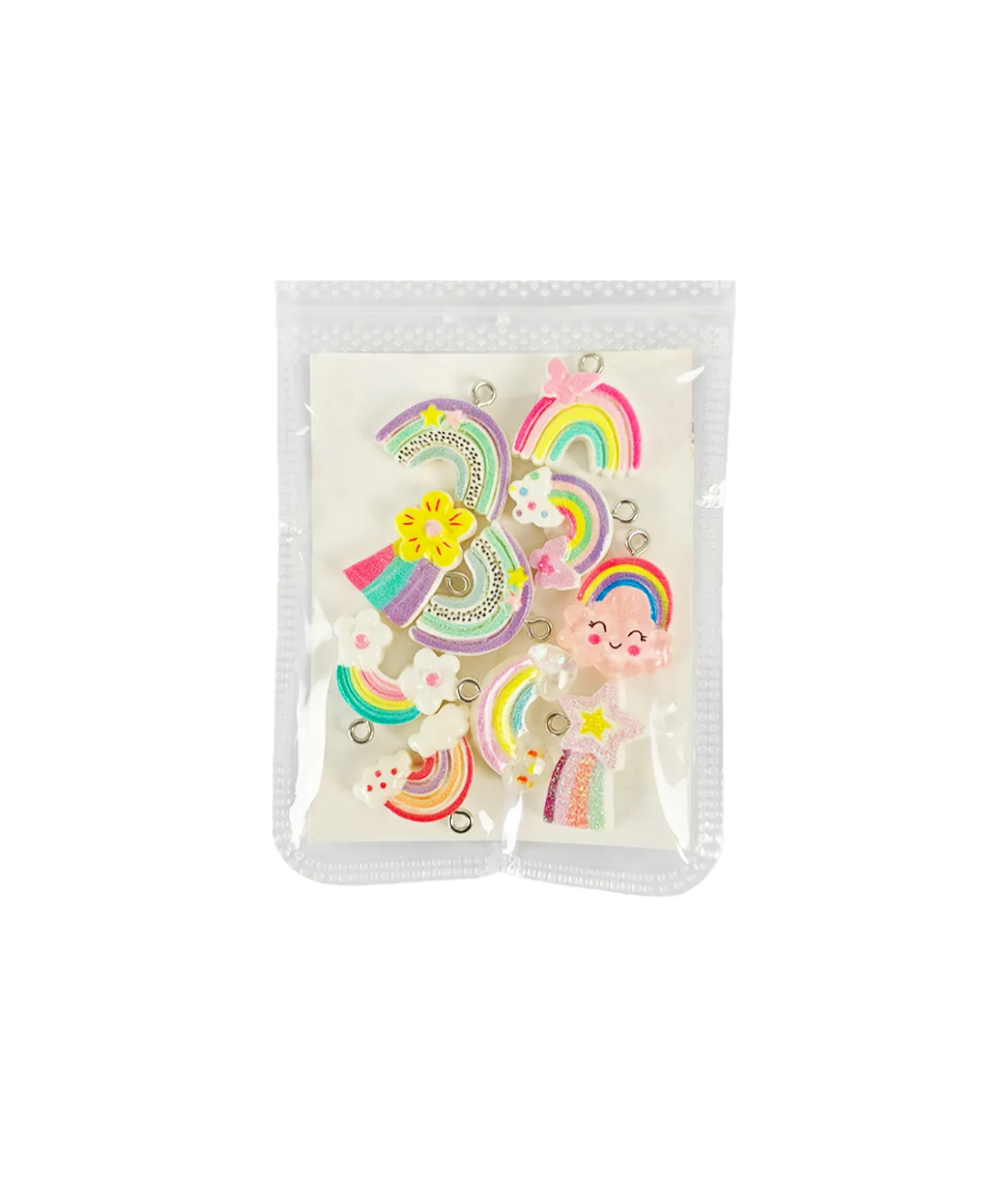 Rainbow DIY Handmade Pendants 10pc