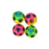 Rainbow Soccer PU Balls 6.3cm 4 pk