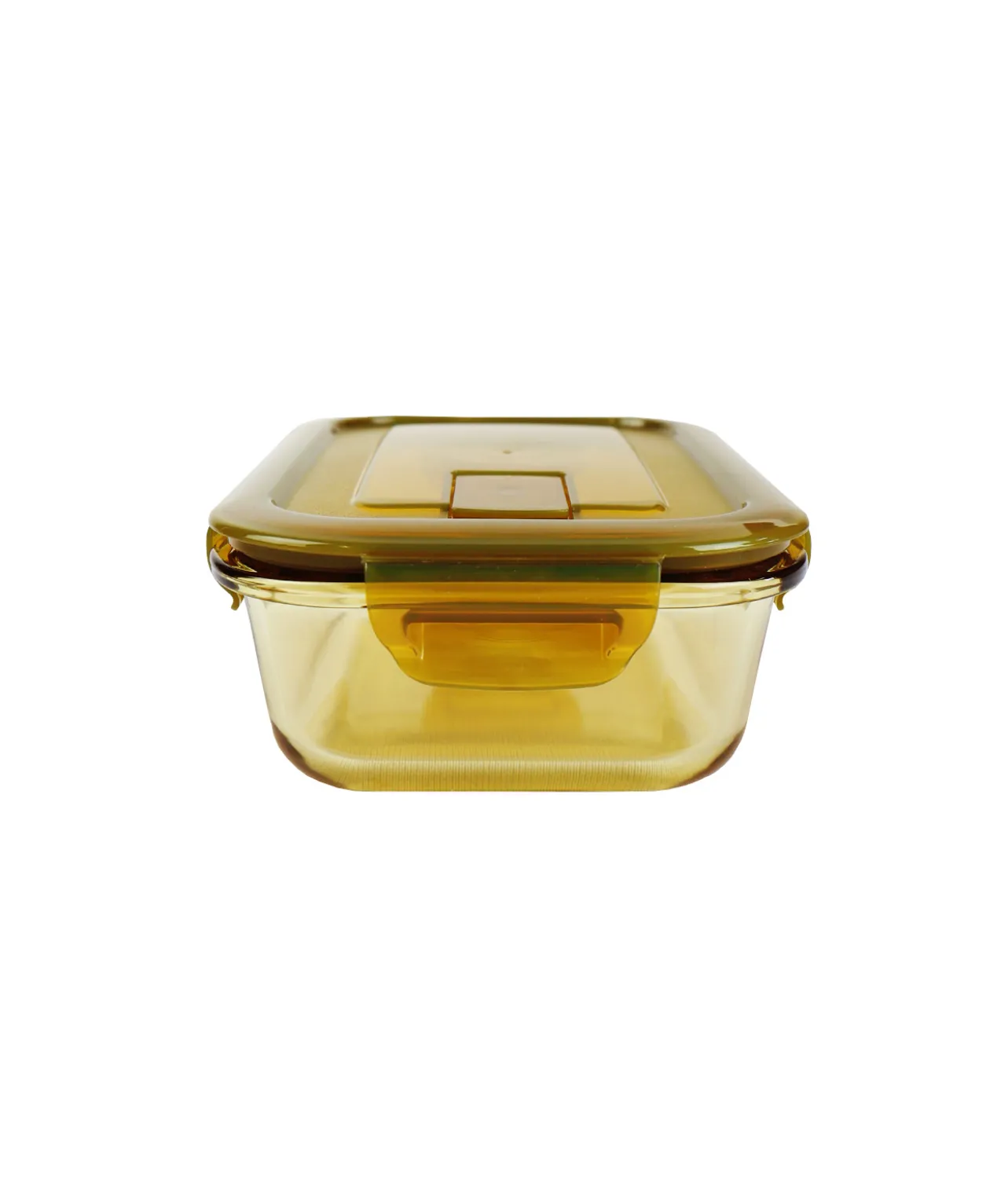 Rectangle Amber Borosilicate Glass Container 650ml