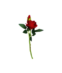 Red Artificial Rose Head 36cm