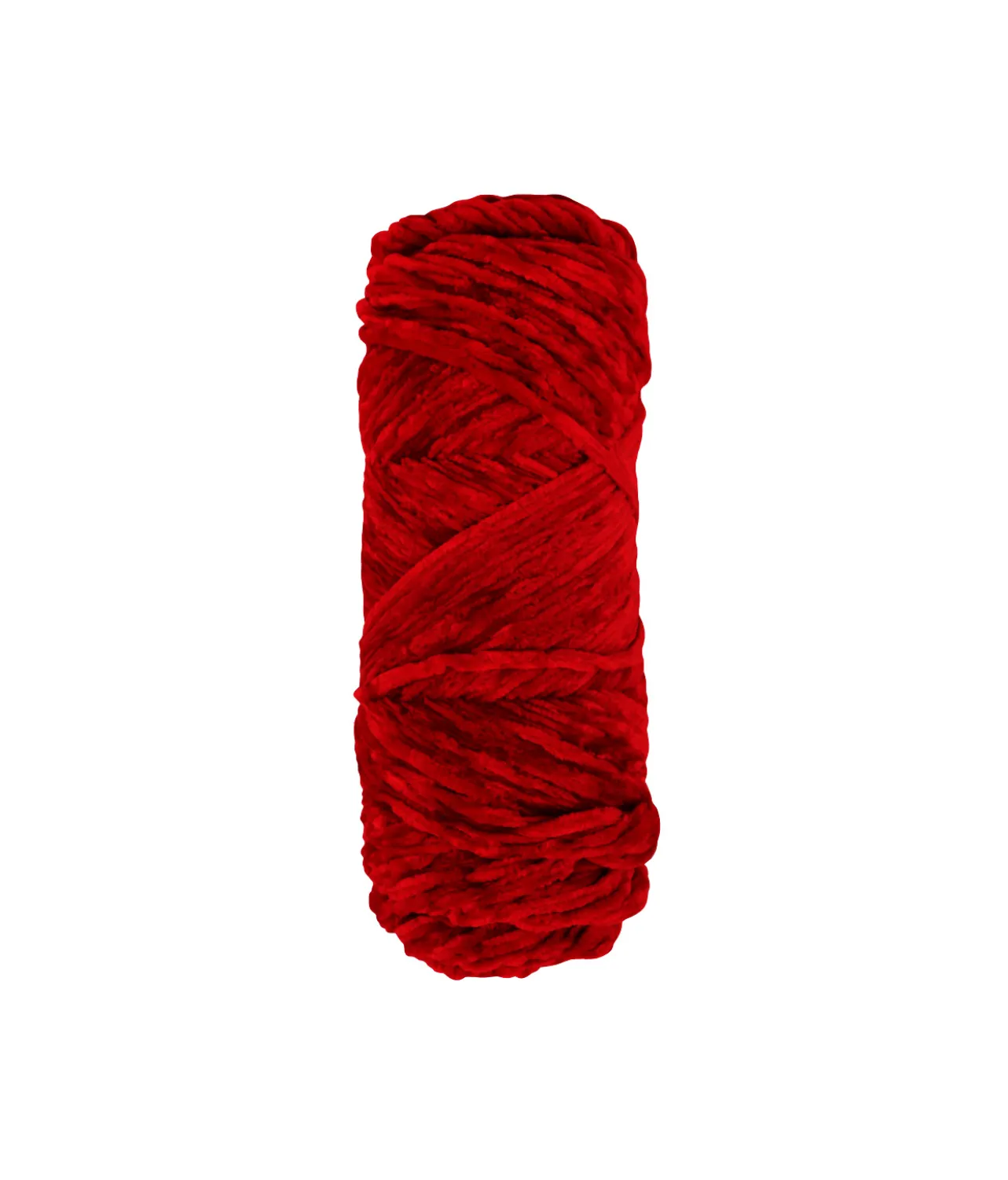 Red Chenille Yarn 95g