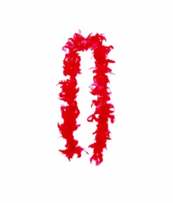 Red Feather Boa