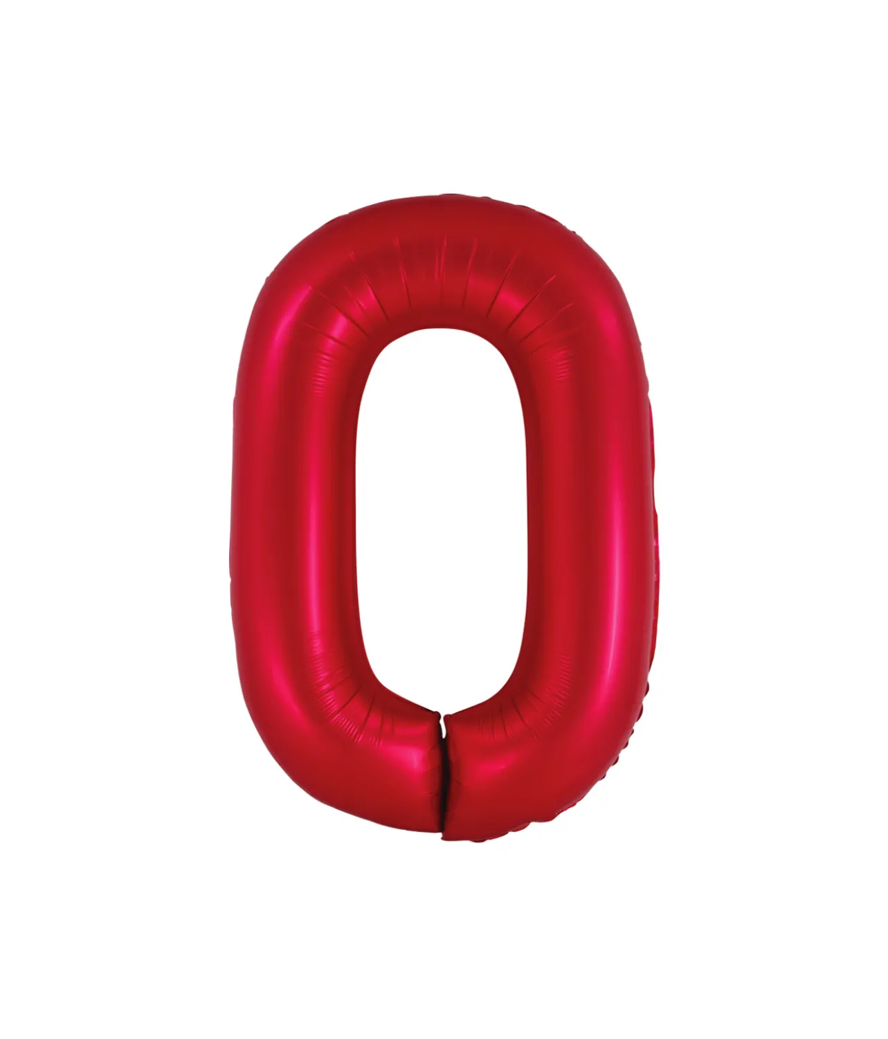 Red Foil Matte Number 0