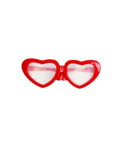Red Heart Party Glasses 23 x 9cm