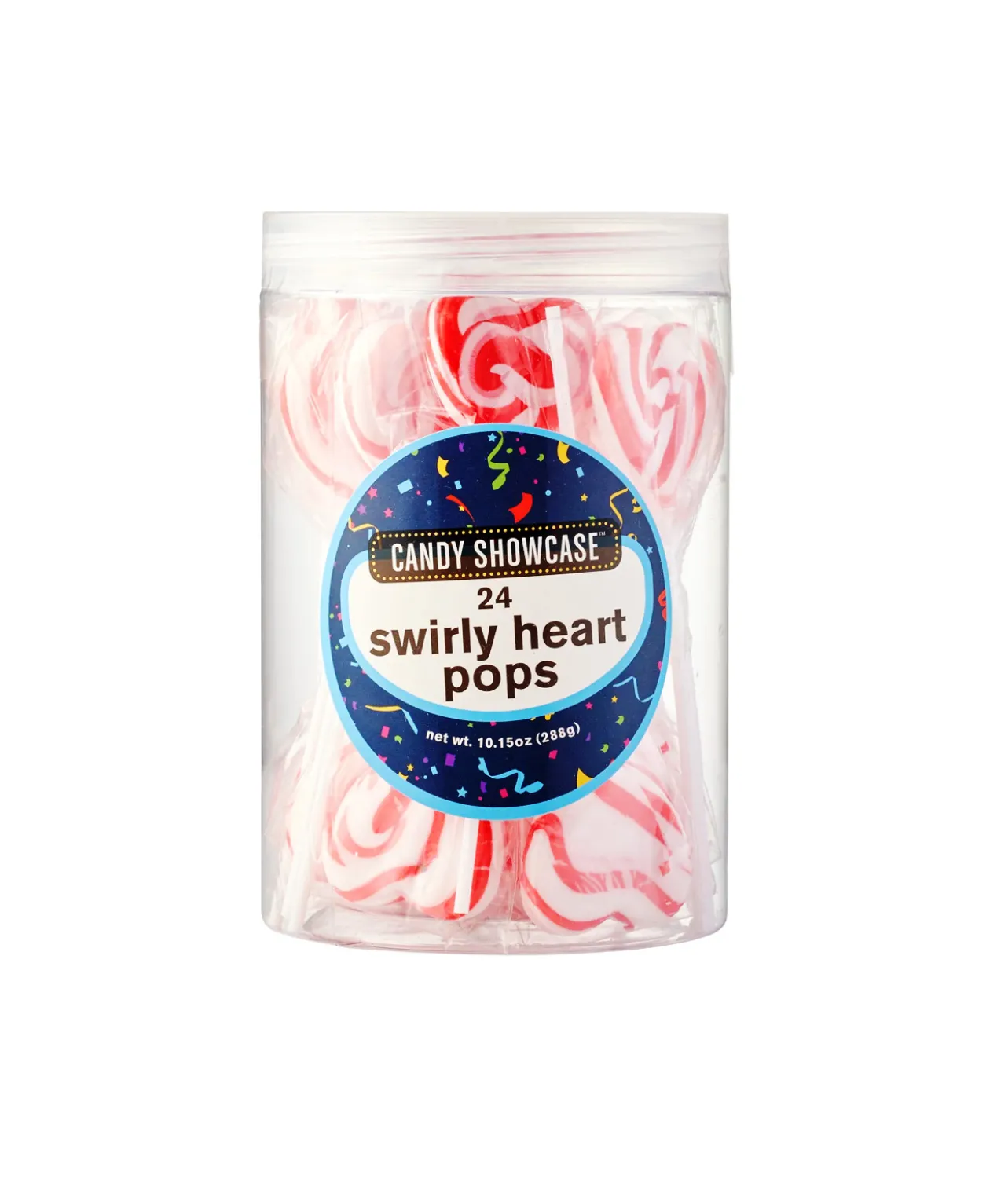 Red Heart Swirly Pop 24pk