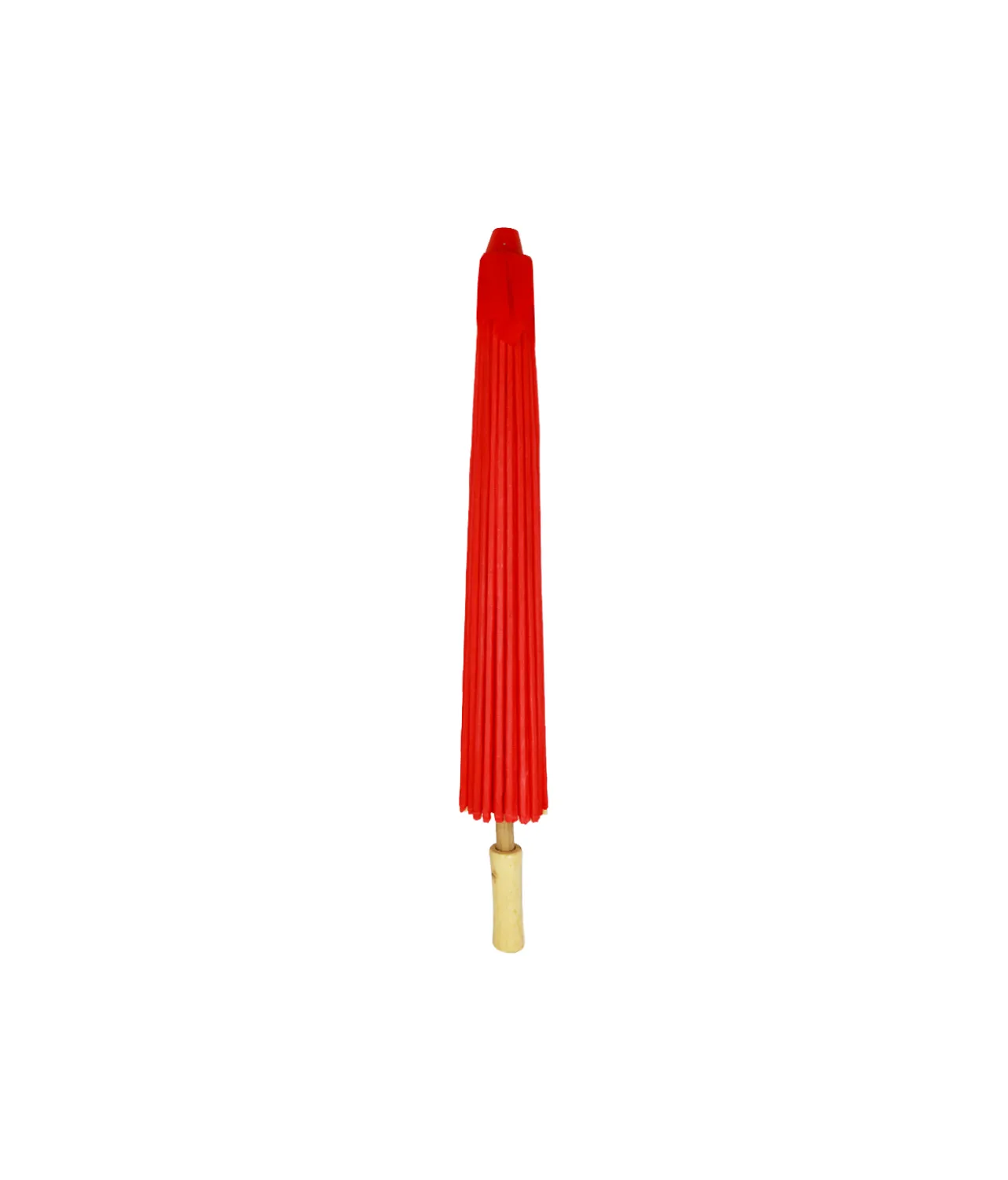 Red Large Fabric Parasol 40cm