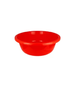 Red Large Plastic Round Basin