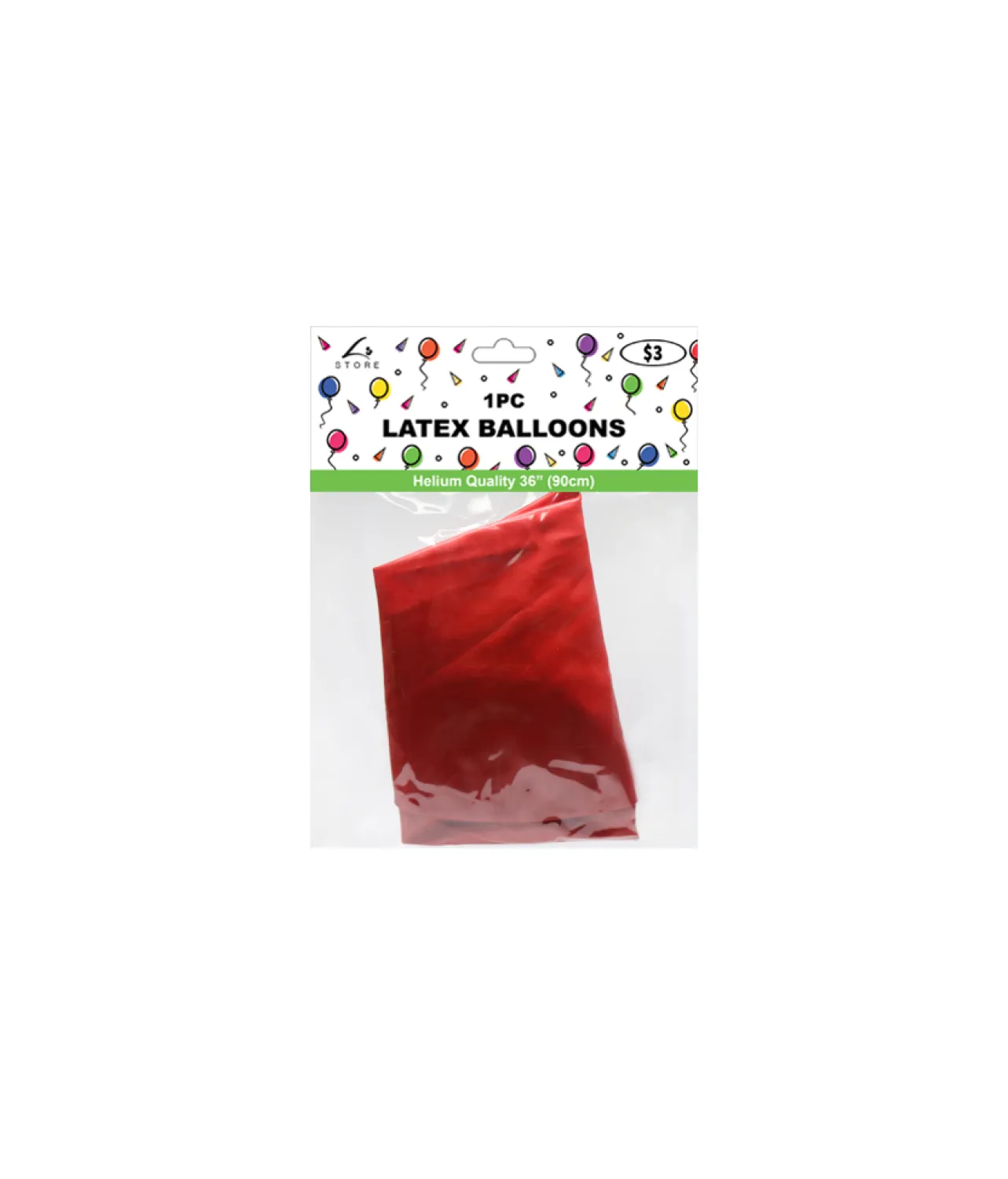 Red Latex Balloon 36inch 1pc
