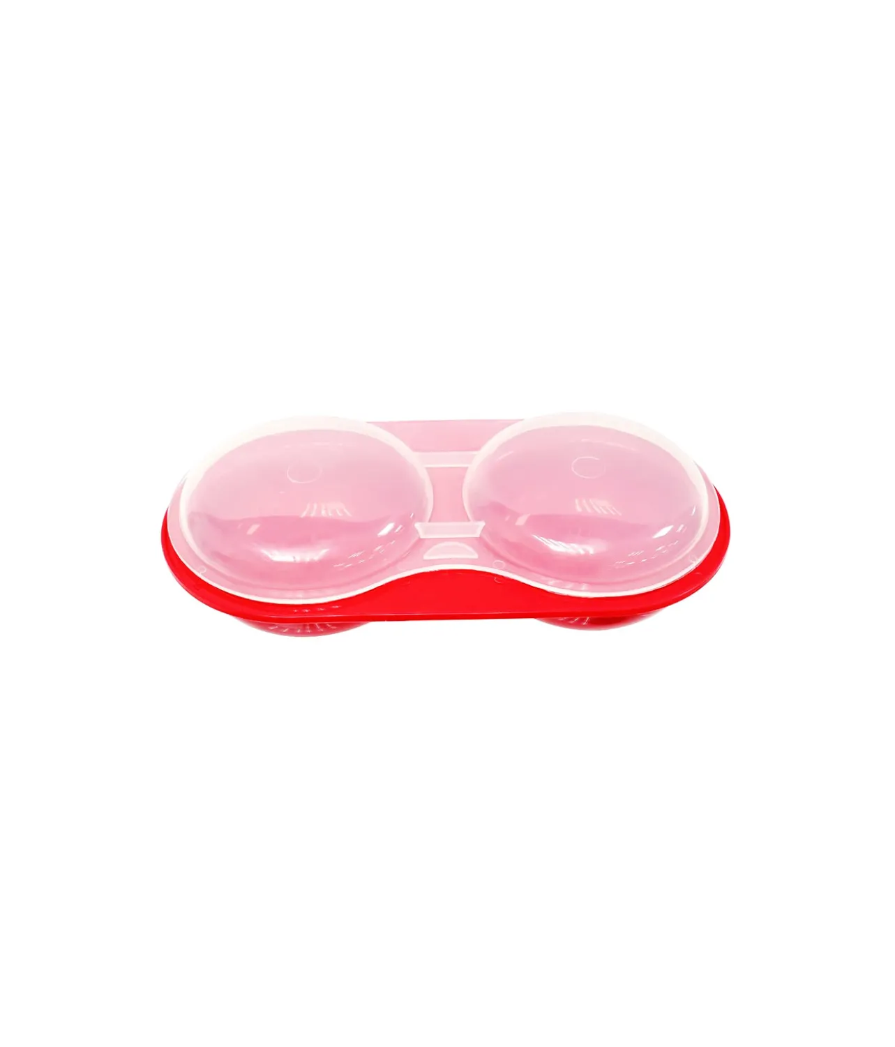 Red Microwave Eggs Poacher 20x11x4cm