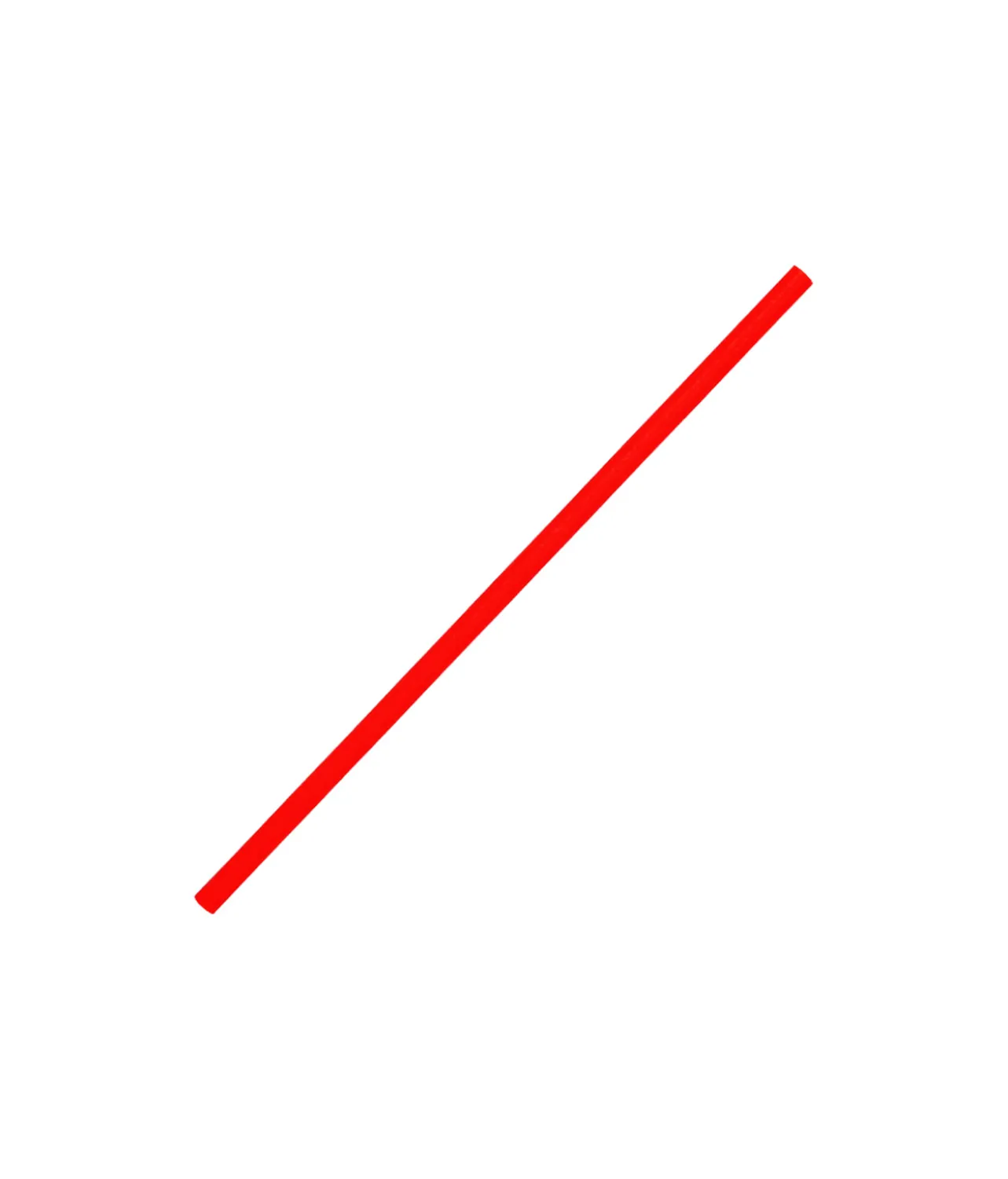 Red Paper Straws 25pk